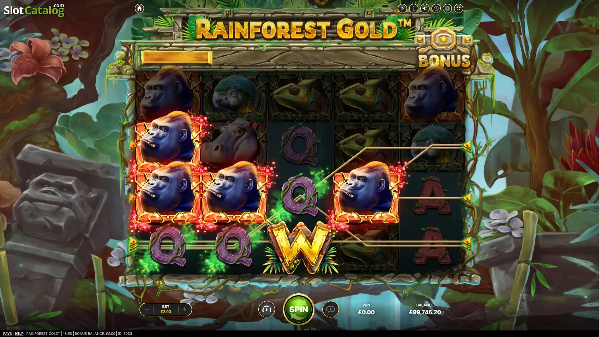 Rainforest Gold Casino Game